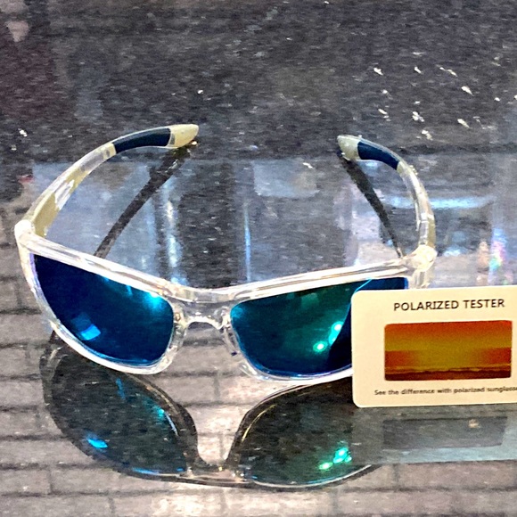 Blue polarized lens glasses. They are great for every occasion.! - Picture 1 of 9